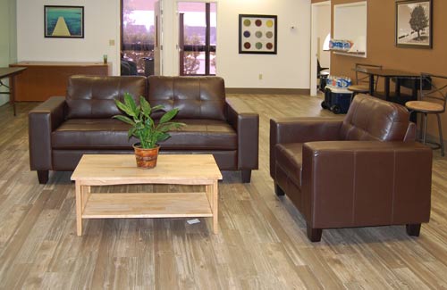comfortable interior of the CWIC